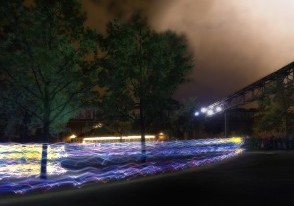 Verrückte Lichter im Landschaftspark Duisburg (Bild: Yasir Koc)